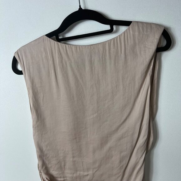 All saints Japanese cloth silk pink dress women’s size 6 - Picture 8 of 13